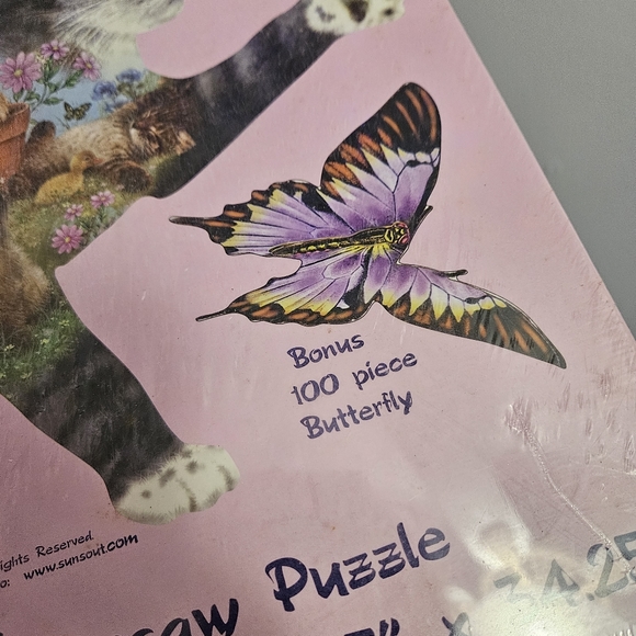 Kittens Delight Special Shape Approx. 900 Piece Jigsaw Puzzle. Sealed New - Picture 14 of 15